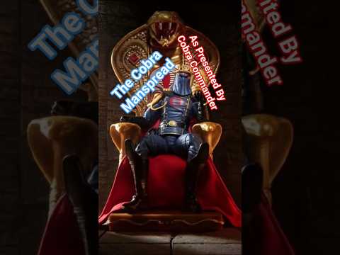 3 Minute Reviews It's All About The MANSPREAD! #gijoe #cobra #classified #series #cobracommander