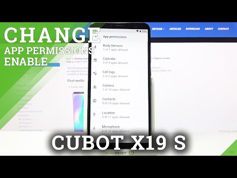 How to Manage Apps Permissions in Cubot X19 S - Allow/Deny App Access