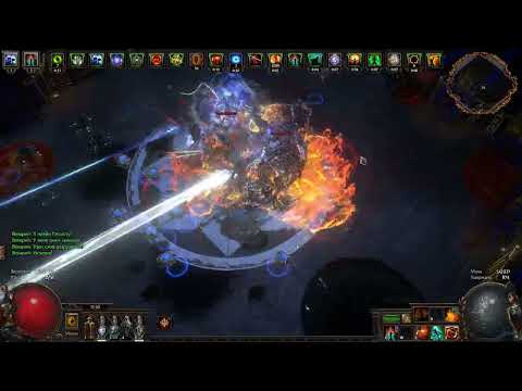Path of exile 3.21 molten strike Uber Cortex showcase