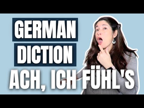GERMAN DICTION FOR SINGERS: ACH, ICH FÜHL'S (THE MAGIC FLUTE - MOZART)