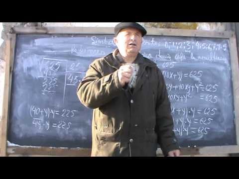 5. Bazele Matematicii: Lectia 20 -  Algoritmul extragerii radicalului 5/7