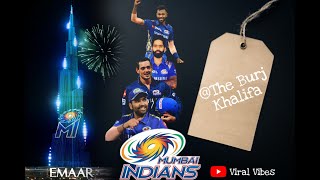 World's tallest building, Dubai's Burj Khalifa, welcomes MUMBAI INDIAN to IPL 2020 *Fan made teaser