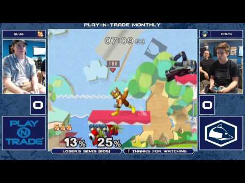PlayNTrade Monthly 2 Melee Singles - Slug (Fox) vs Chum (Marth) - Loser's Semis