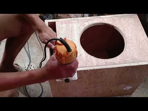 Making DIY 30hz L Ported 10 Inch Subwoofer Box with Measurement