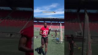 REDBLACKS say goodbye to camp as they show off their juggling skills