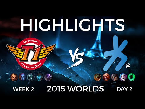 ★ H2K vs SKT | Highlights | Week 2 Day 2 - Group C | LoL World Championship 2015
