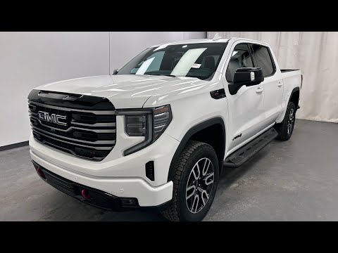 2026 GMC Sierra 1500 Crew Cab Short Box 4-Wheel Drive AT4 in White for sale at Davis GMC Buick Lethbridge in Lethbridge, AB