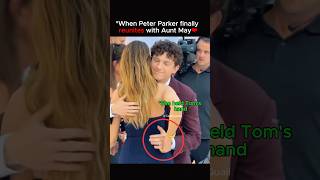 When Peter Parker finally reunites with Aunt May #Tomholland #MarisaTomei #Spiderman