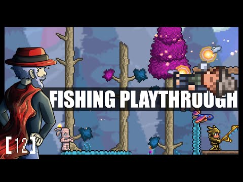 Terraria 1.3 Let's Play - Fishing Class Playthrough! 2 HARDMODE BOSSES. [12] PC Gameplay
