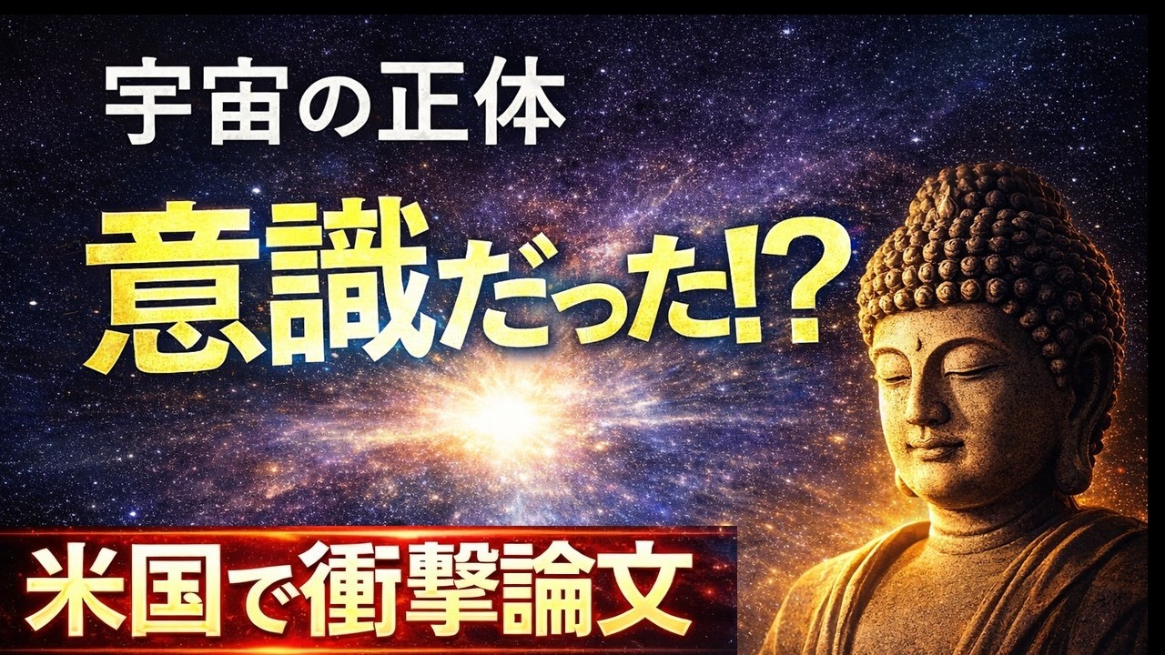 【最新研究】宇宙は巨大な意識だった可能性