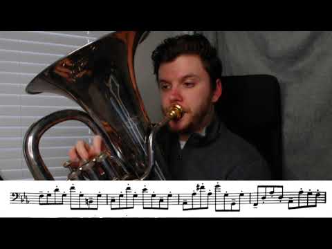 TMEA 2020-2021 Euphonium Etude 2 - C Minor