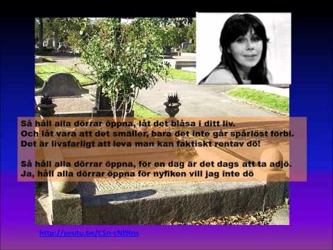 ÖSTRA BEGRAVNINGSPLATSEN - så olik men ändå lik DÖDA POETERS BUDSKAP