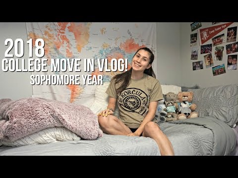 COLLEGE MOVE IN VLOG 2018!! // Allie Miller Video