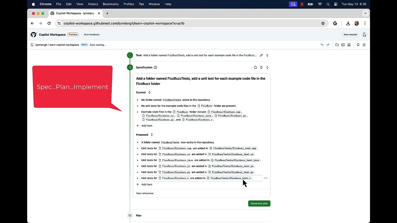 First Look: GitHub CoPilot Workspace In Action
