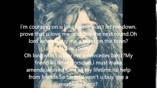 mercedes benz by Janis Joplin(with lyrics)