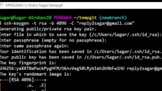 How to generate new ssh keys in git