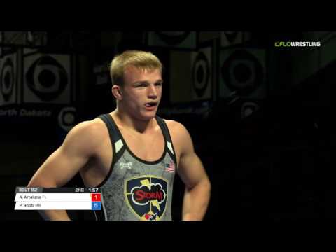 Junior GR 152 Finals - Anthony Artalona (FL) vs. Peyton Robb (MN)