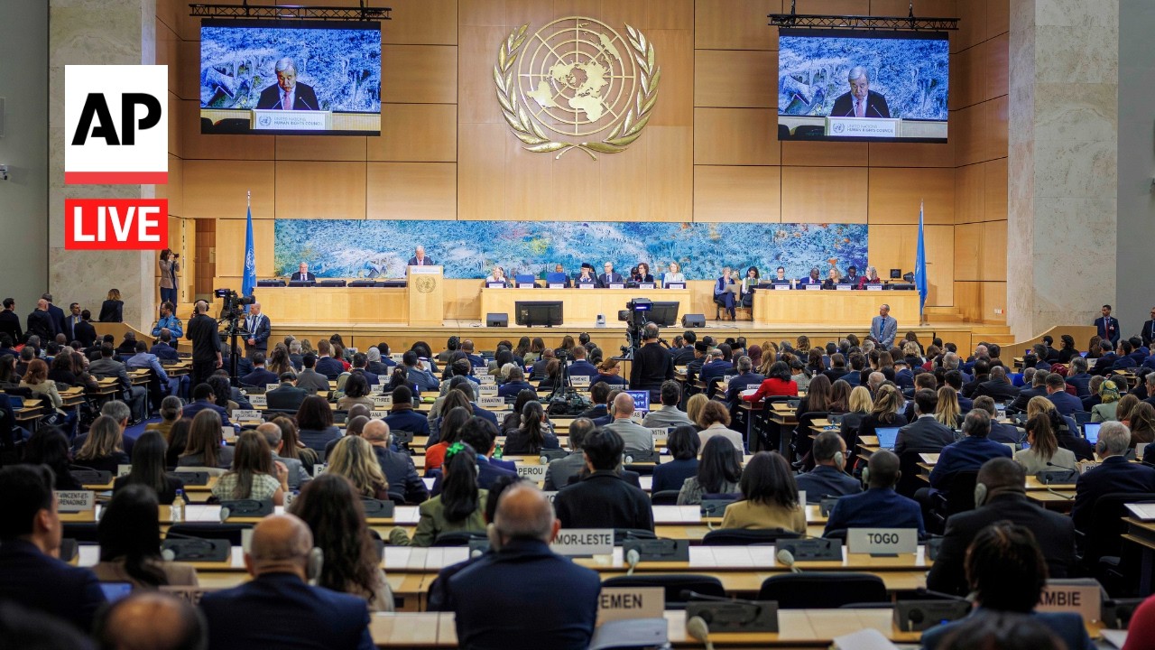 Video | LIVE: UN Human Rights Council holds debate on school strike in Iran