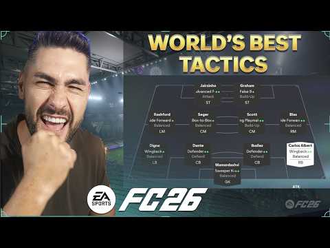 Best In The World 15-0 Tactics! GOATED 4-4-2 & 4-4-1-1 Settings To Dominate FC 26!