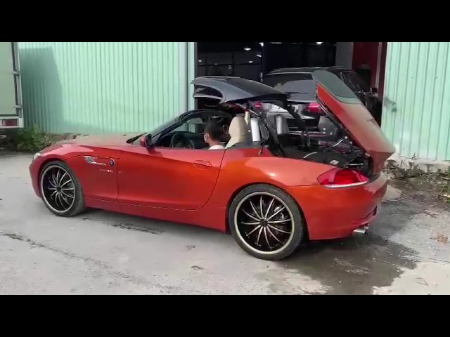 Sửa chữa hệ thống mui BMW z4 p2