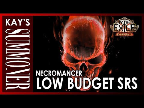 PoE 3.16 - Low Budget SRS Necromancer - Summon Raging Spirit - Build Showcase - Build Guide