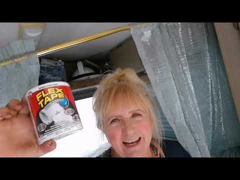 American Woman RV Review & Hack of Flex Tape vs. Eternabond