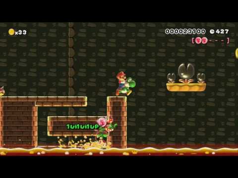 Mario & Yoshi's Castle Adventure by Andrew 一SUPER MARIO MAKER一 No Commentary 1AP