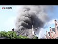 Achterzijde Pand Stort In Bij Zeer Grote Brand In Centrum