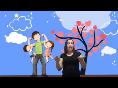 Dia dos Pais - Música em Libras Papai meu melhor amigo.