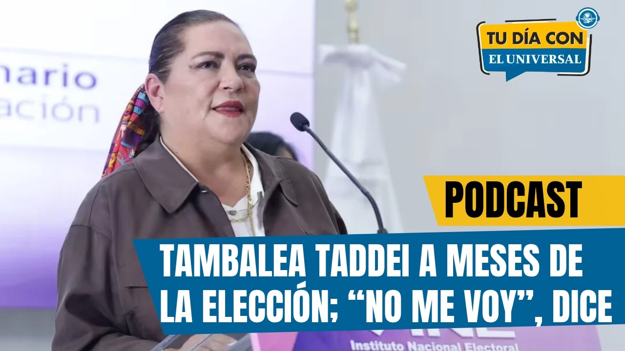 Se tambalea Taddei a siete meses de la elección; “no me voy”, dice | TU DÍA CON EL UNIVERSAL 🗞️