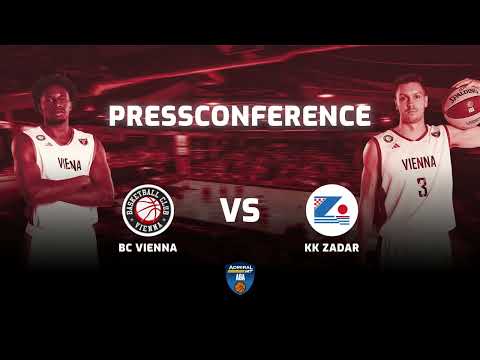 Pressconference BC Vienna vs KK Zadar