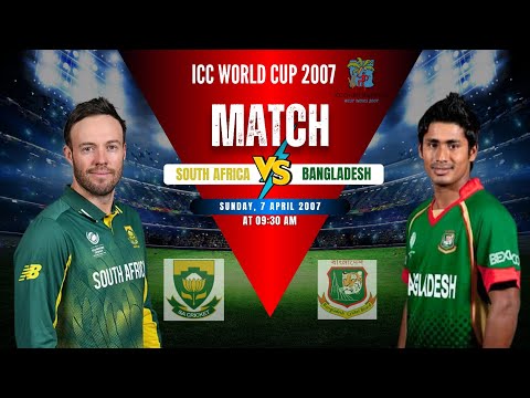 Bangladesh vs South Africa 2007 | Mohammad Ashraful 87 Magic | ICC World Cup Super Eights Highlights