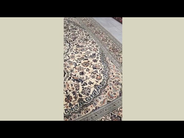 سجاد ايراني كاشان - صناعة و نسيج يدوي | مقاس: 4.15x3.10 m