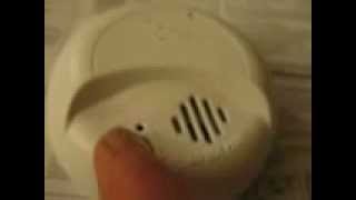 How to stop the chirpping or beeping First Alert smoke detector.
