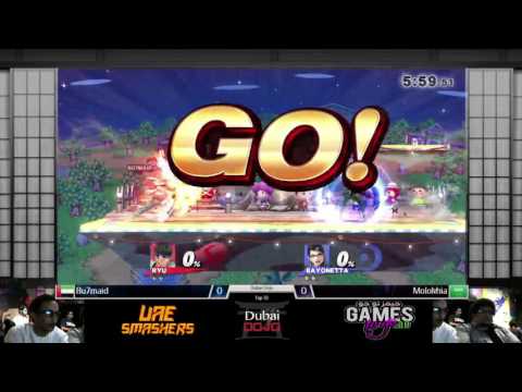 Dubai Dojo Singles: Bu7maid (Ryu) vs Professor Molokhia (Bayonetta) - LR2