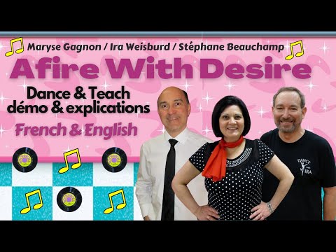 Afire With Desire Line Dance (Dance & teach / démo & explications / French & English)