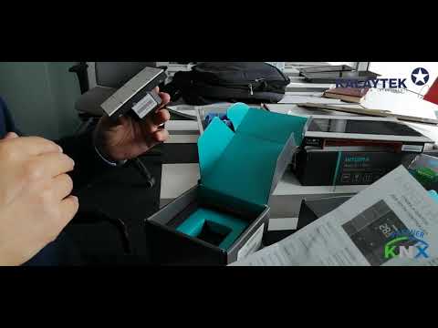 Unboxing ISWITCH capteur KNX INTERRA clavier commande domotique شرح ضوموتيك بالدرجة