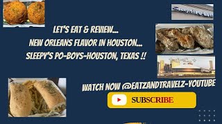 HOUSTON HIDDEN GEM! Sleepy’s Po-Boys!! #blackownedbusiness #houston #seafood #neworleans #review