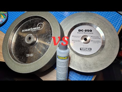 CBN vs diamond wheel comparison for Tormek T8 and my surprised conclusion