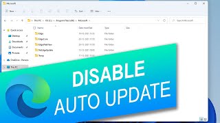 How to Disable Auto Update in Edge