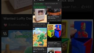 Hundreds of deck boxes are consistently uploaded online  just for the love of the game. #mtg #tcg
