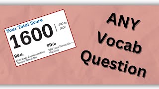 Stop Memorizing SAT Vocab. Do THIS instead.