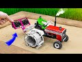 Diy Tractor Making Mini Modern Plough Machine Science Project Tractor Cultivator ‪​⁠