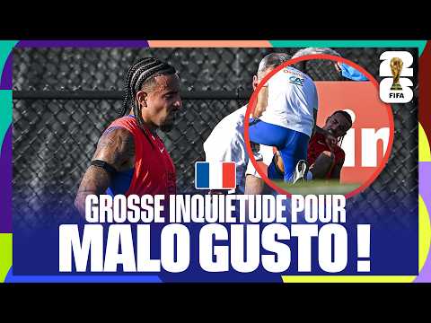 Malo Gusto blessé ? Il écourte l'entrainement ! Les dernières actus de l'équipe de France