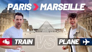 EPIC Close Race: Paris to Marseille - Air France Plane vs TGV High Speed Train