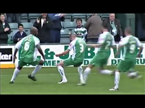 Nathan Jones Beckham-esque free kick for Yeovil - 2007/08