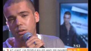 Anthony Callea performs Live for Love on Sunrise 18th Nov 06