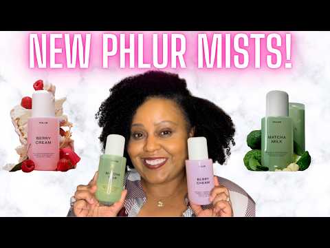 REVIEWING PHLUR'S BERRY CREAM & MATCHA MILK FRAGRANCE MISTS