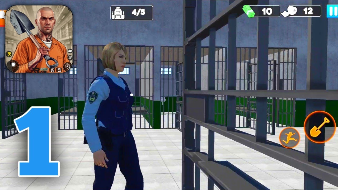 Prisoner Escape: JailBreak - Gameplay Walkthrough Part 1 (iOS, Android)