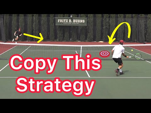 High Level Singles Strategy Explained (Awesome Tennis Tips)